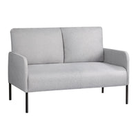 Armchair 2-Seater Sofa Pillow Linen Grey