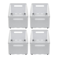 Artiss 4 Pack Pull out Drawers for Cabinets Foldable Slide Out Drawers