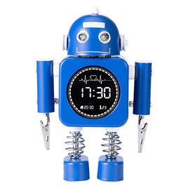 Laser Kids Robot Alarm Clock - Blue