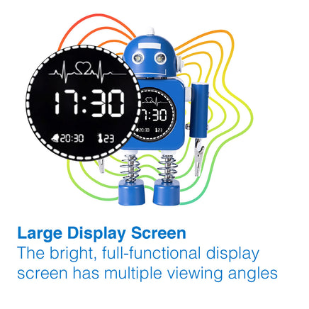Laser Kids Robot Alarm Clock - Blue