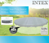 Intex Deluxe Pool Cover for 18' Round Swimming Pools 28041