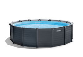 Intex Intex Graphite Grey Panel Pool 4.78 x 1.24M 26384