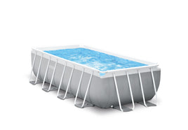 Intex PRISM Premium Rectangle Metal Frame Pool Above Ground 4.0m x 2.0m 1.0m 26788