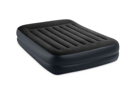 Intex Queen Pillow Rest Airbed with 240v pump 64124