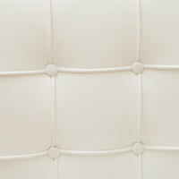 Pandora Modern Bonded Leather Dining Chair in White