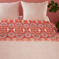 Oilily Line Flower Oilily Cotton Sateen Quilt Cover Sets by Bedding House King