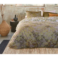 Pantalla Bamboo Cotton Green Quilt Cover Sets by Bedding House King