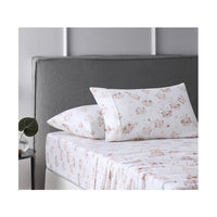 Flower Bunch Cotton Flannelette Pink Sheet Set by Accessorize Double