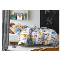 Little Jungle Glow In The Dark Quilt Cover Sets by Happy Kids Single