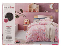 Dream Big Glow In The Dark Quilt Cover Sets by Happy Kids Double