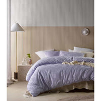 Tipo Lilac Quilt Cover Set by Accessorize King