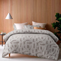 Brent Jacquard Quilt Cover Set by Accessorize Queen