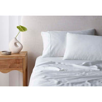 2500Tc Cotton Rich White Sheet Set by Accessorize Queen