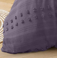 Sans Sovci Cotton Lilac Quilt Cover by Vintage Design Homeware Queen