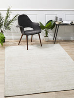 Allure Ivory Cotton Rayon Rug by Rug Culture - 225X155CM