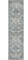 Babylon 207 Blue Runner by Rug Culture-300X80CM - RUNNER