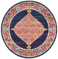 Century 966 Royal Blue Round by Rug Culture - 240 x 240 cm - ROUND