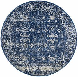 Evoke 252 Navy Round by Rug Culture -240X240CM - ROUND