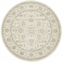 Evoke 261 White Round by Rug Culture -240X240CM - ROUND