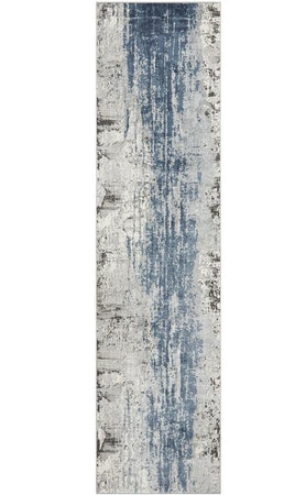Kendra 1733 Blue Runner By Rug Culture-300X80CM - RUNNER