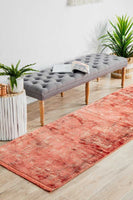 Reflections 101 Coral Runner by Rug Culture - 500X80CM - RUNNER