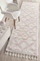 Saffron 33 Pink Runner by Rug Culture - 200X80CM - RUNNER