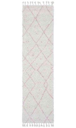 Saffron 44 Pink Runner by Rug Culture - 300X80CM - RUNNER