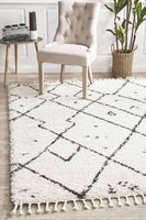 Saffron 44 White By Rug Culture - 300X80CM - RUNNER