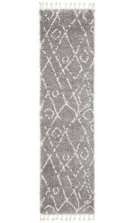 Saffron 55 Silver Runner By Rug Culture - 400X80CM - RUNNER
