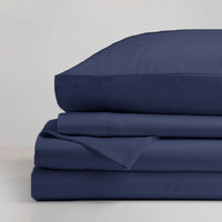 Ddecor Home 1500 Thread count Premium Cotton Blend Indigo King Sheet Set by Ddecor Home