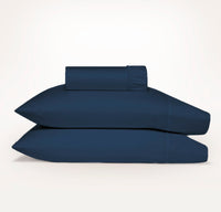 Ddecor Home 1500 Thread count Premium Cotton Blend Indigo King Combo Set by Ddecor Home