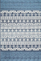 Seaside 3333 White Blue by Rug Culture-160X110CM - RECTANGLE