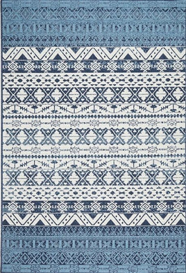 Seaside 3333 White Blue by Rug Culture-220X150CM - RECTANGLE