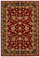 Sydney 1 Red Black Rug by Rug Culture - 290X200CM - RECTANGLE