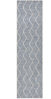 Terrace 5501 Blue Runner by Rug Culture-300X80CM - RUNNER