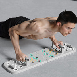 Push Up Board Fitness, Workout Home Gym Equipment, 20 in 1 Exercise Pushup Bar Handles for Floor, Strength Training Equipment for Men