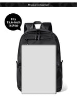 Men's Lightweight Business Laptop Backpack - Water-resistant Office Commuter Backpack