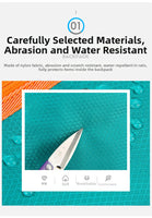 Durable Oxford Canvas Backpack for Hiking, Cycling & Outdoor Adventures