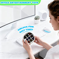 4-in-1 Electronic Tic Tac Toe Game: AI Battle, Two-Player Mode, Memory & Speed Challenge | Handheld Portable Game Console, Suitable for Both Kids and Adults (Batteries Not Included)?green?