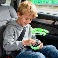 4-in-1 Electronic Tic Tac Toe Game: AI Battle, Two-Player Mode, Memory & Speed Challenge | Handheld Portable Game Console, Suitable for Both Kids and Adults (Batteries Not Included)?WHITE?