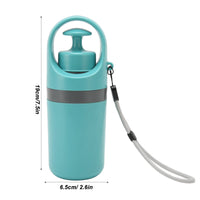 Zero-Contact Dog Poop Scooper with 6-Claw Mechanism & Built-in Bag Dispenser – Lightweight Pet Waste Picker for Outdoor Walks (Teal Blue)