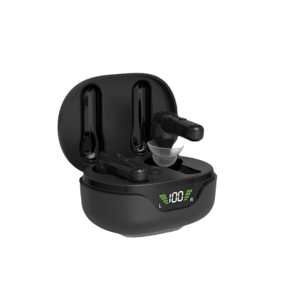 Bluetooth Invisible Hearing Aid for Seniors – Rechargeable Sound Amplifier with Noise Reduction & Digital Display