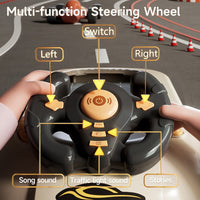 Racing Steering Wheel Toy for Kids Interactive Play