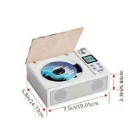 CD Player with Wireless Speaker & FM Radio