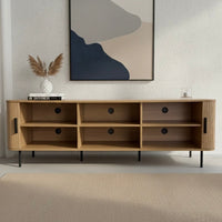 Florence 2 Door Entertainment Unit Oak