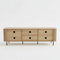 Florence 2 Door Entertainment Unit Oak