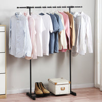 Adjustable Clothes Rack--Back
