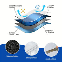 Trailerable Boat Cover – Heavy Duty Waterproof Tarp with Storage Bag, Designed for V-Hull, Fish & Ski, Runabout, Bass & Fishing Boats,11-13FTSilver