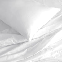 Royal Comfort 1000 Thread Count Bamboo Cotton Sheet and Quilt Cover Complete Set - King - White