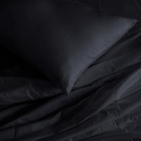 Royal Comfort 1000 Thread Count Bamboo Cotton Sheet and Quilt Cover Complete Set - King - Charcoal